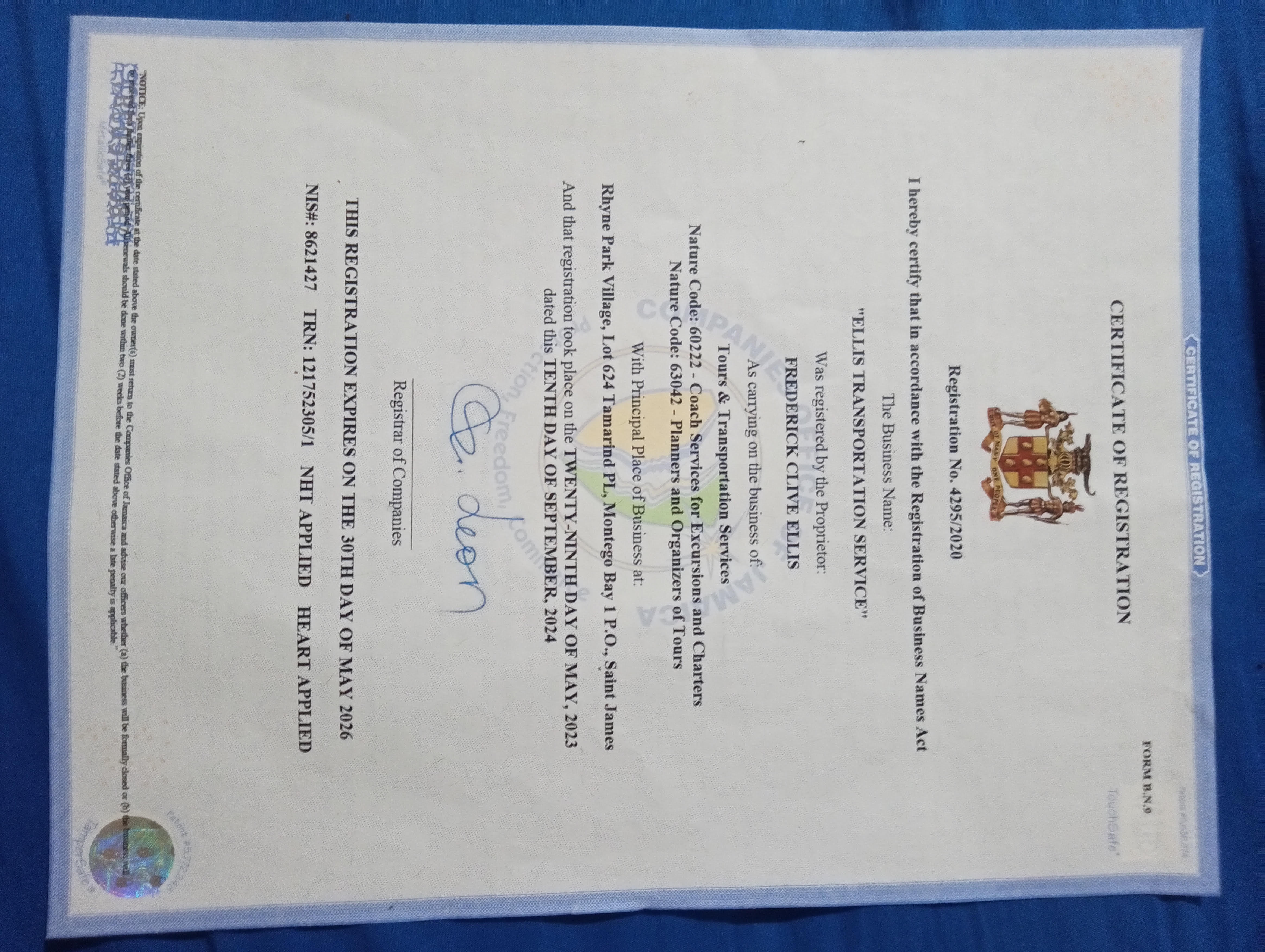 Certificate Image