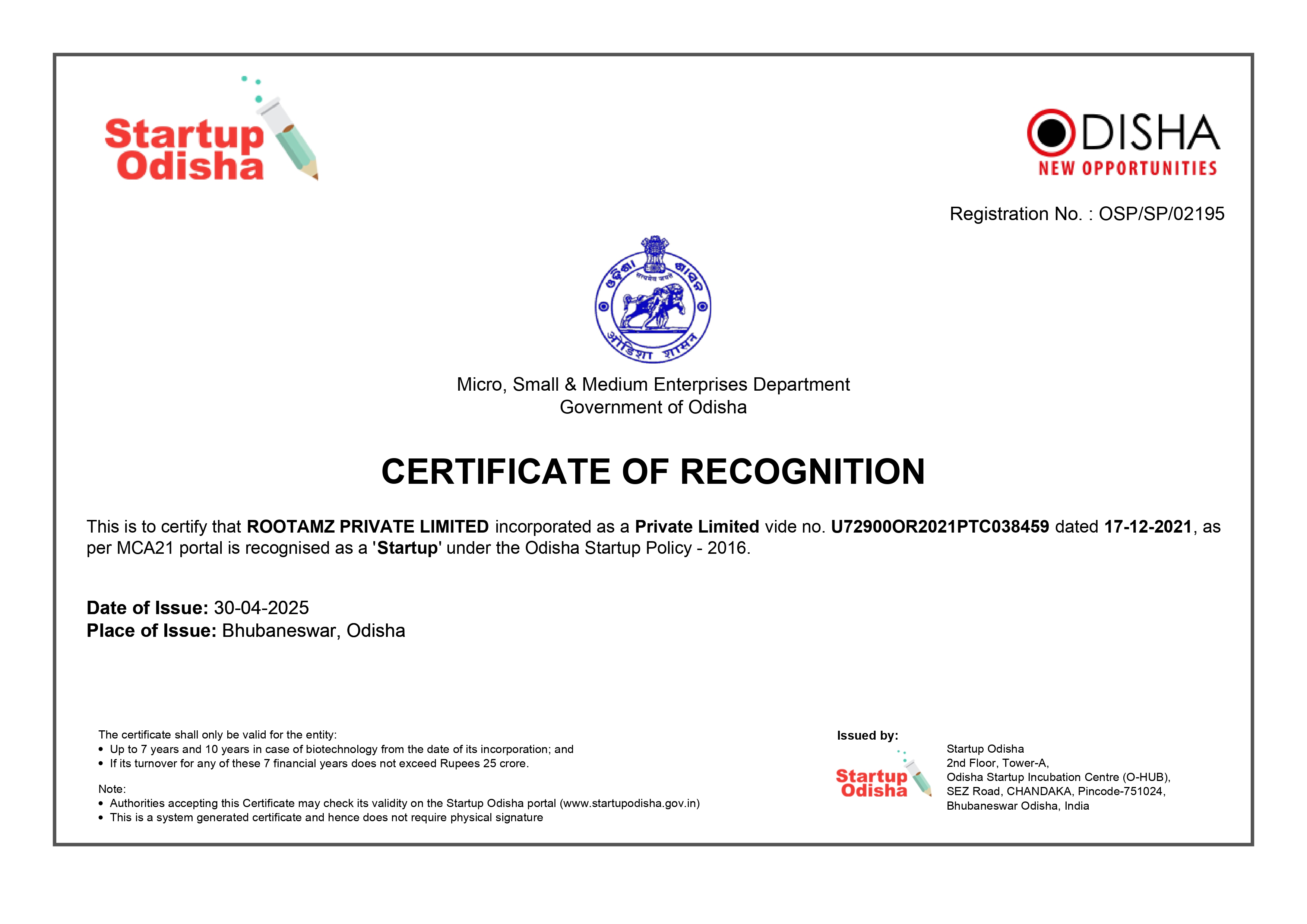 Certificate Image
