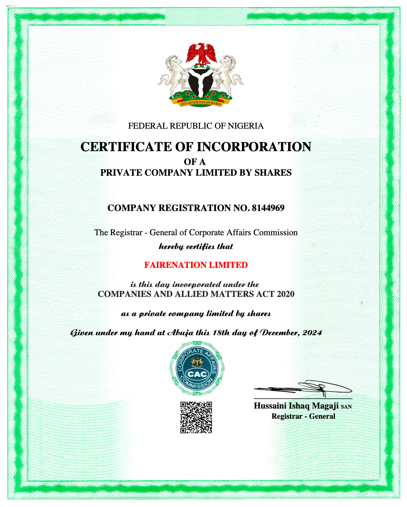 Certificate Image