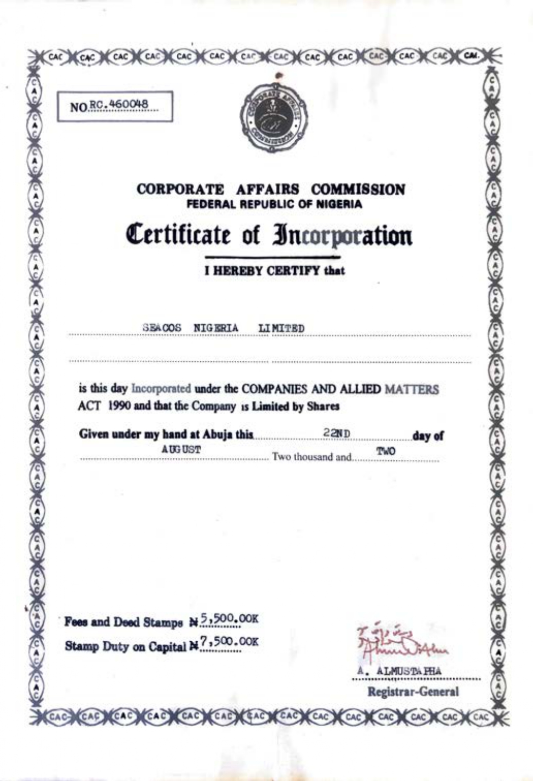 Certificate Image