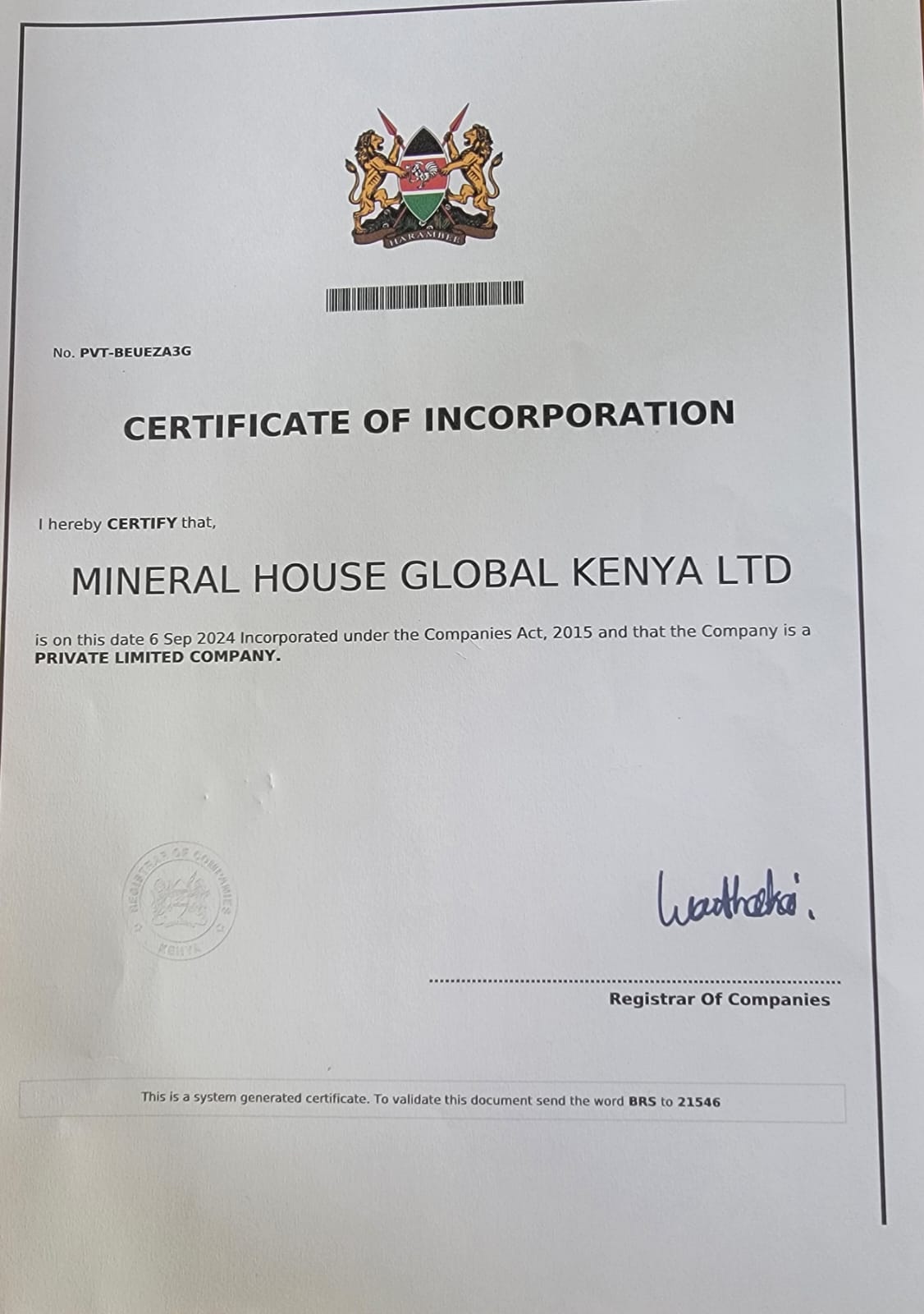 Certificate Image