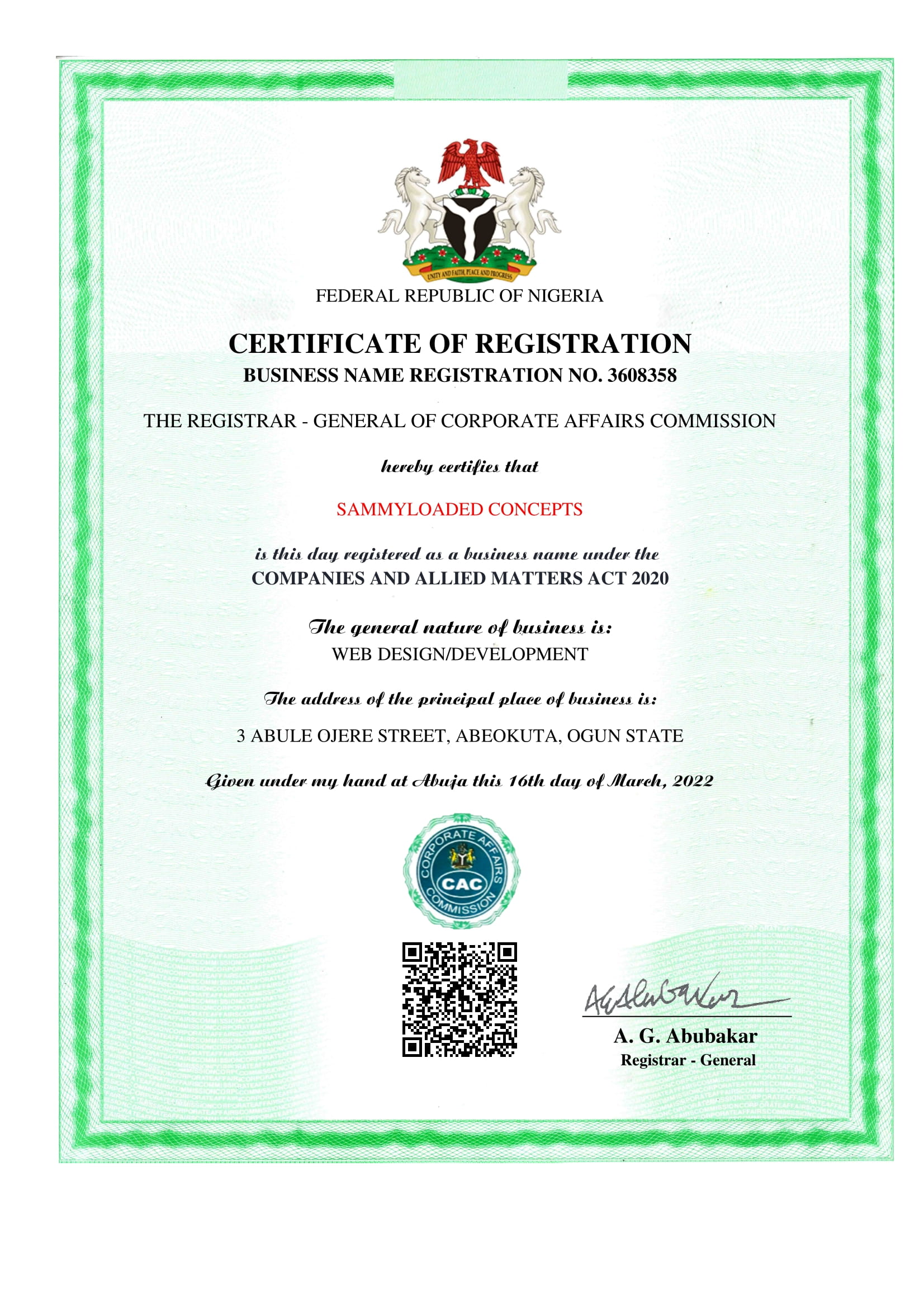 Certificate Image