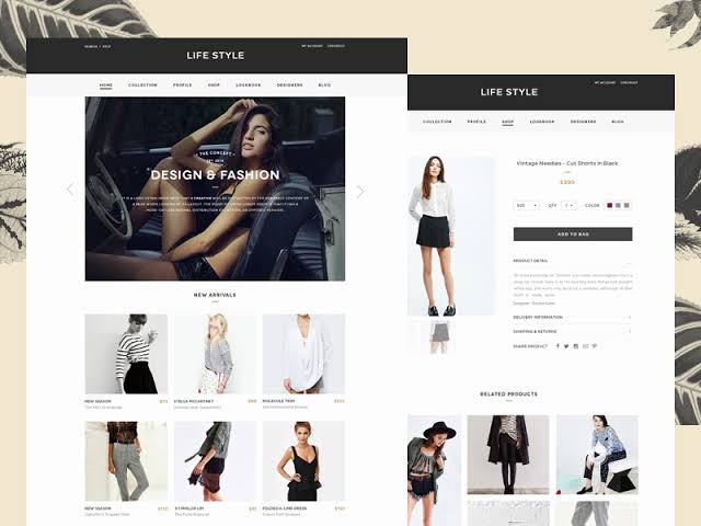 Clothes and Fashion website