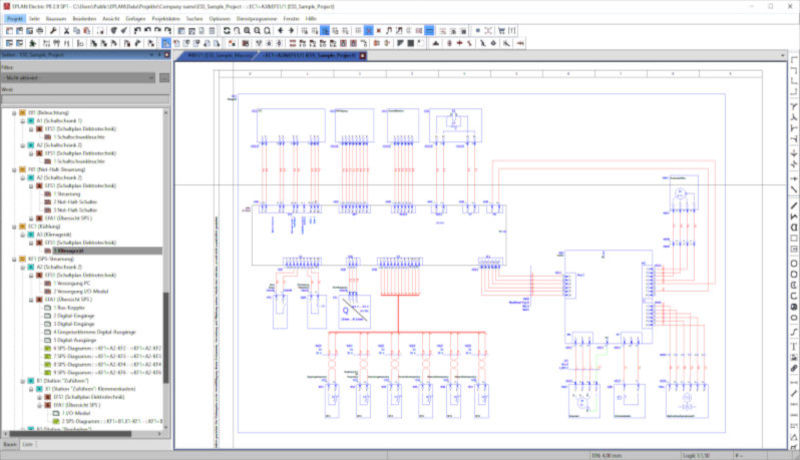 Design of Electrical Schematics in E-Plan
