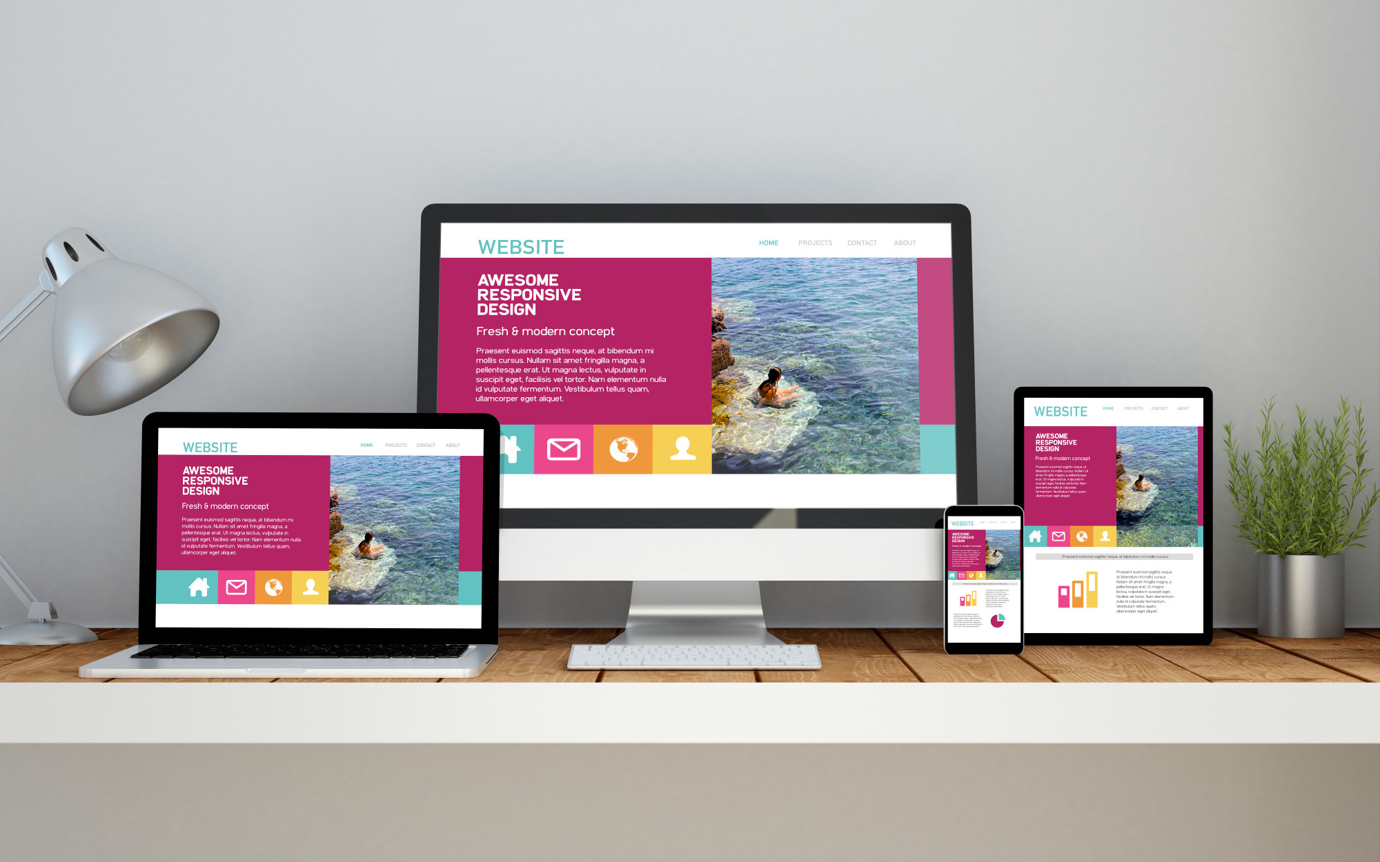 Basic WordPress Web Development 1 to 10 Pages