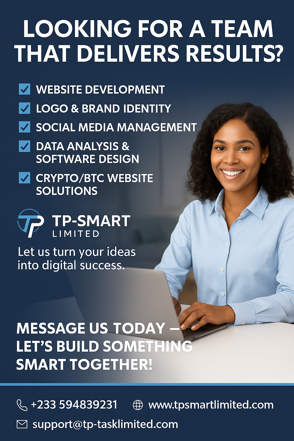 Website development and advertiser