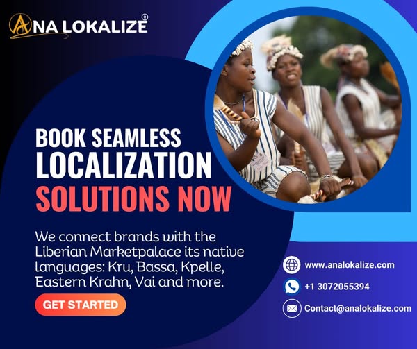 Kru, Kpelle, Krahn Translation, Interpreting and Localization Services