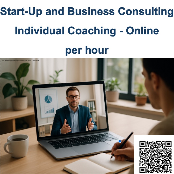 Business consulting session - Individual coaching - Online - per hour