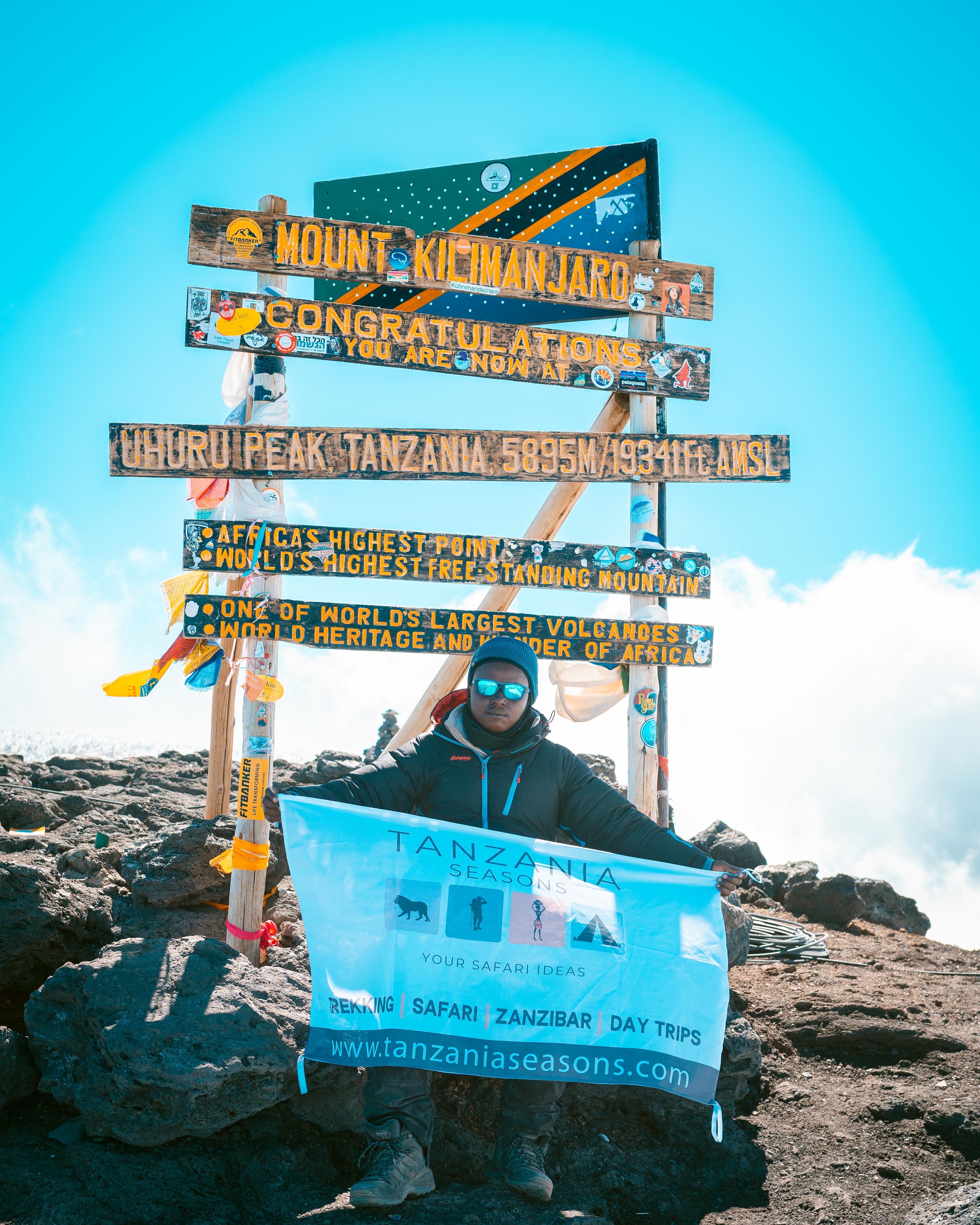 Climbing Mount Kilimanjaro via Marangu route: 5 days 4 nights.