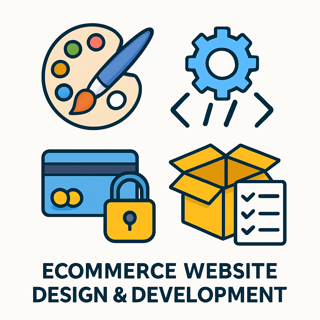 Customise Ecommerce website design and development package
