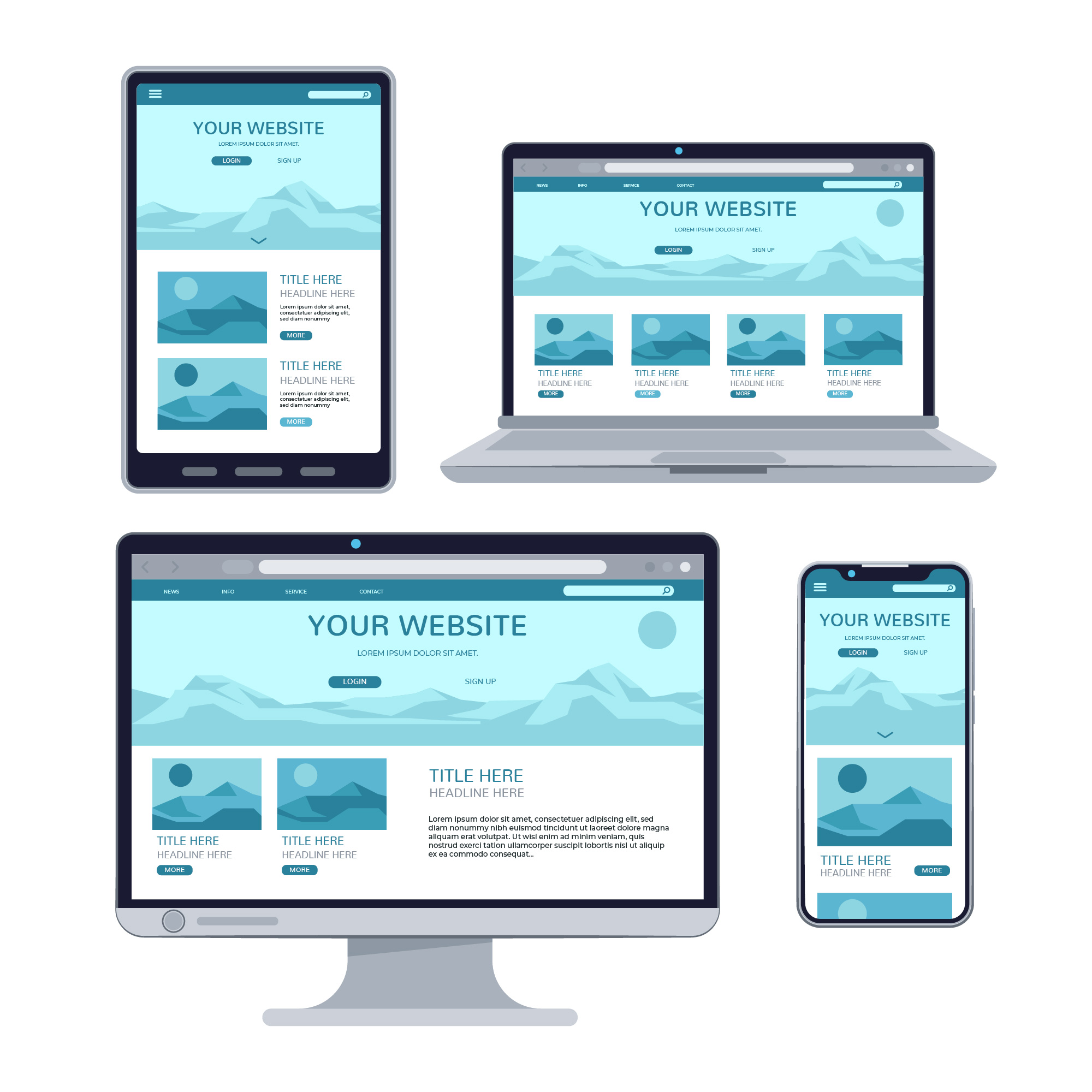 Complete Static Multi-pages Website For Business